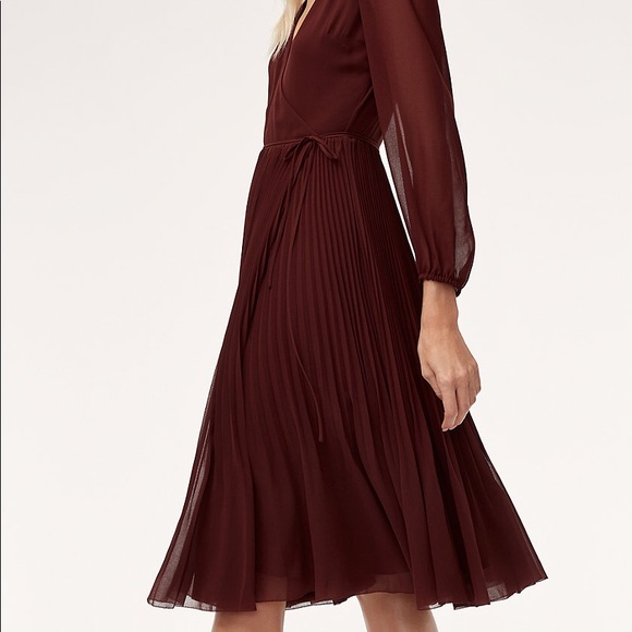 Wilfred Burgundy Beaune Dress Twirl 